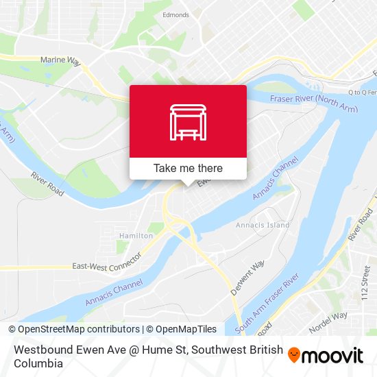 Westbound Ewen Ave @ Hume St plan