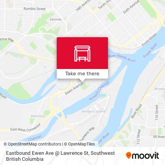 Eastbound Ewen Ave @ Lawrence St plan
