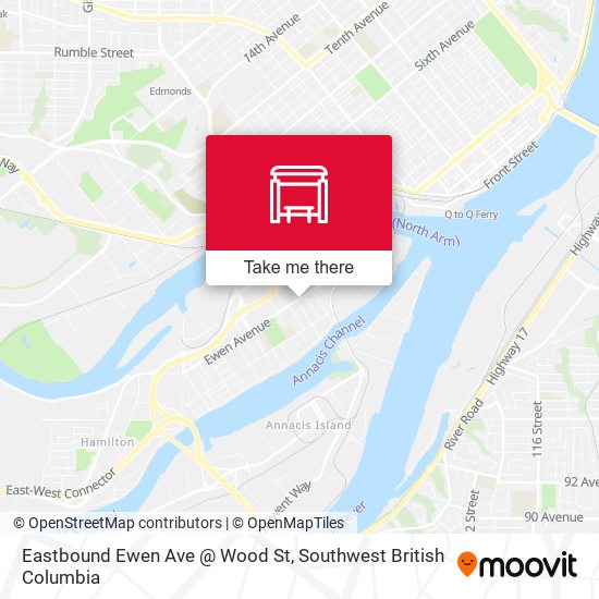 Eastbound Ewen Ave @ Wood St plan