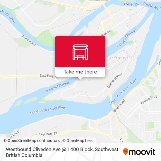 Westbound Cliveden Ave @ 1400 Block plan