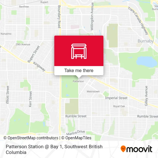 Patterson Station @ Bay 1 map