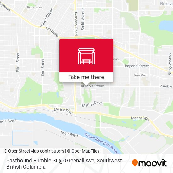 Eastbound Rumble St @ Greenall Ave plan