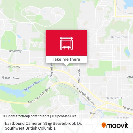 Eastbound Cameron St @ Beaverbrook Dr plan