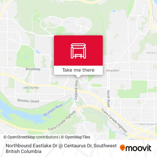 Northbound Eastlake Dr @ Centaurus Dr map