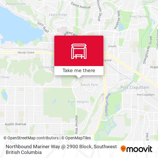 Northbound Mariner Way @ 2900 Block map