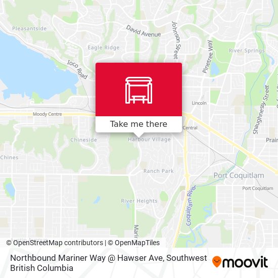 Northbound Mariner Way @ Hawser Ave map