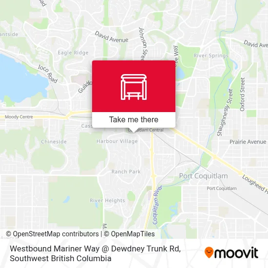 Westbound Mariner Way @ Dewdney Trunk Rd map