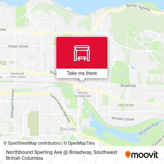 Northbound Sperling Ave @ Broadway map