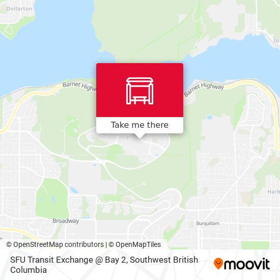 SFU Transit Exchange @ Bay 2 map