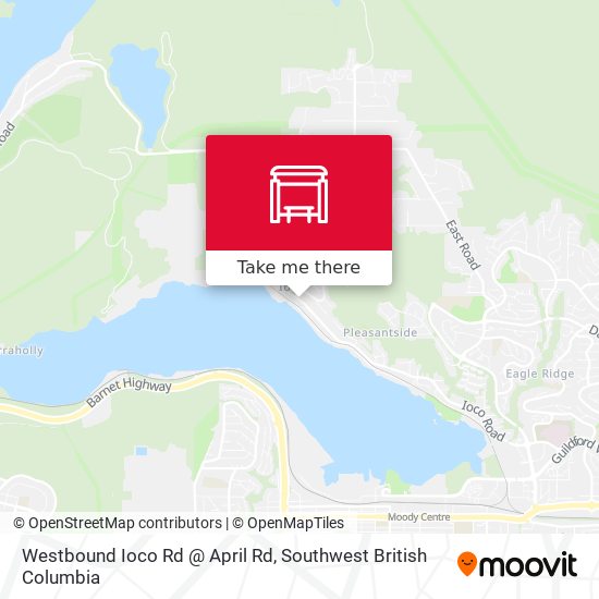 Westbound Ioco Rd @ April Rd plan