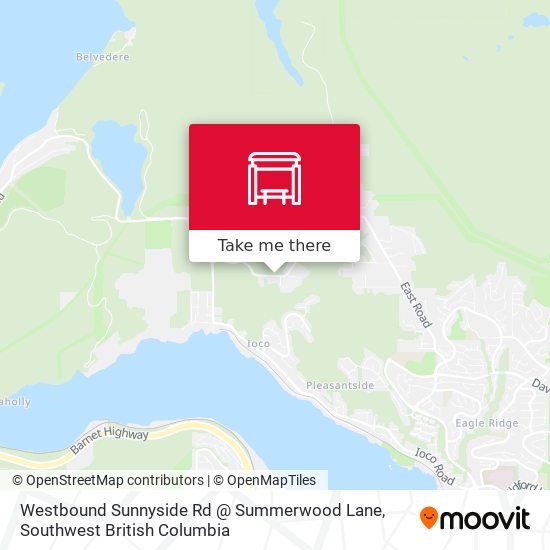 Westbound Sunnyside Rd @ Summerwood Lane plan