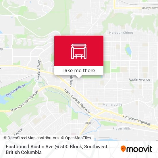 Eastbound Austin Ave @ 500 Block plan
