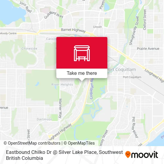 Eastbound Chilko Dr @ Silver Lake Place map