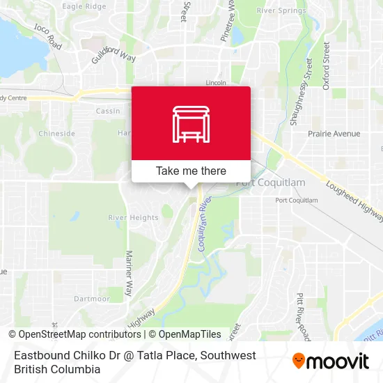 Eastbound Chilko Dr @ Tatla Place map