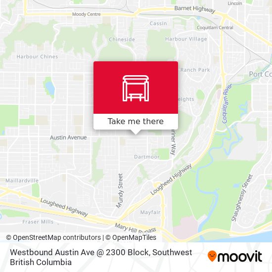Westbound Austin Ave @ 2300 Block plan