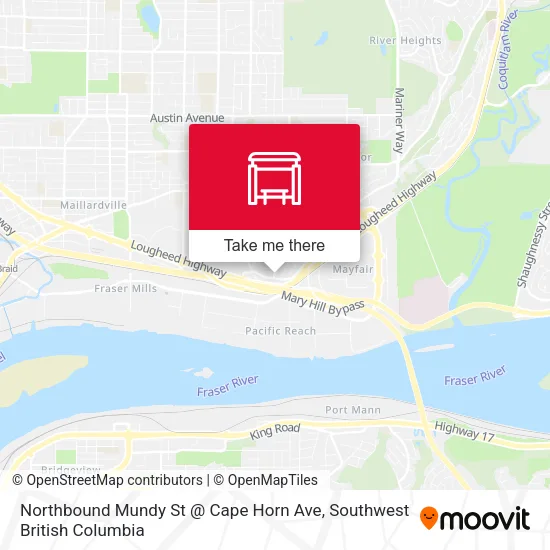 Northbound Mundy St @ Cape Horn Ave plan