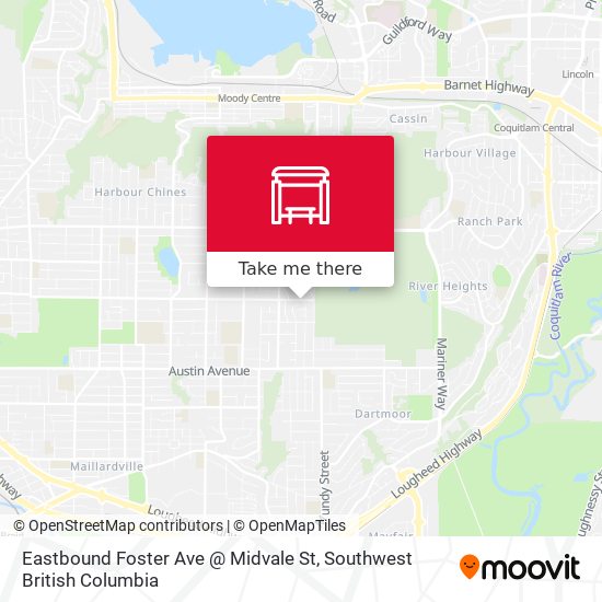 Eastbound Foster Ave @ Midvale St plan