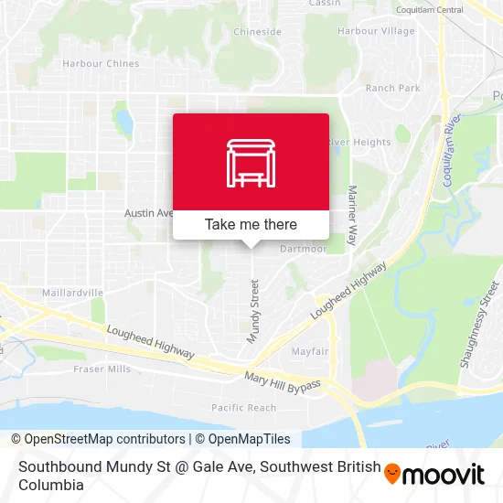 Southbound Mundy St @ Gale Ave map