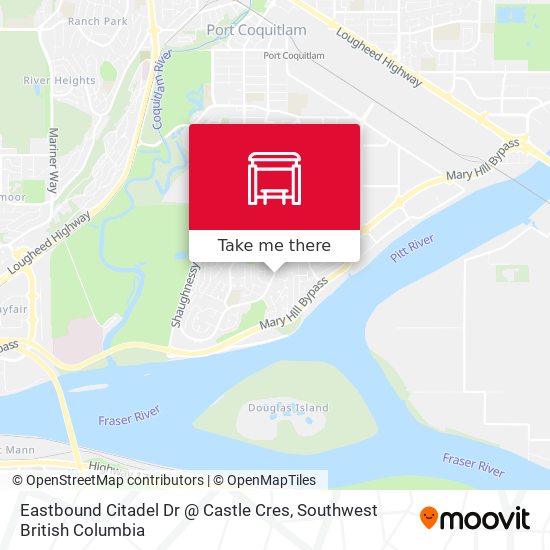 Eastbound Citadel Dr @ Castle Cres plan