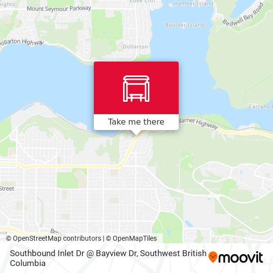 Southbound Inlet Dr @ Bayview Dr plan