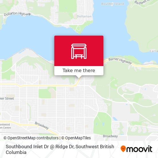 Southbound Inlet Dr @ Ridge Dr plan