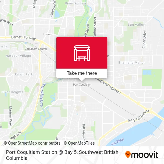 Port Coquitlam Station @ Bay 5 map