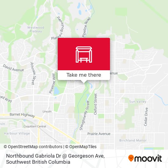 Northbound Gabriola Dr @ Georgeson Ave map