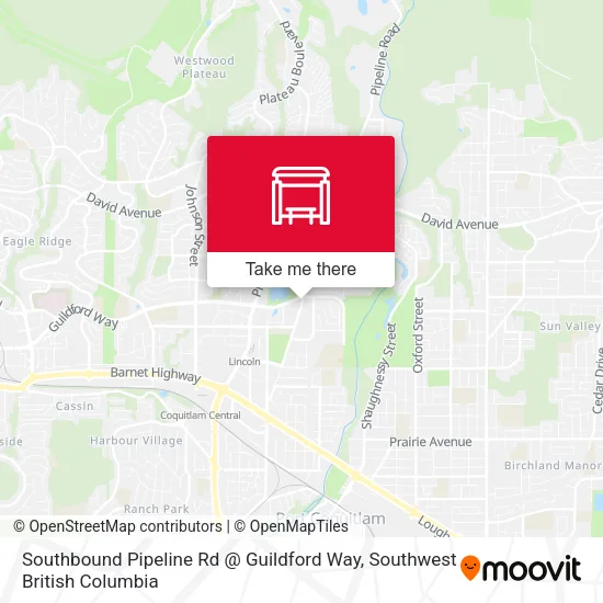 Southbound Pipeline Rd @ Guildford Way map