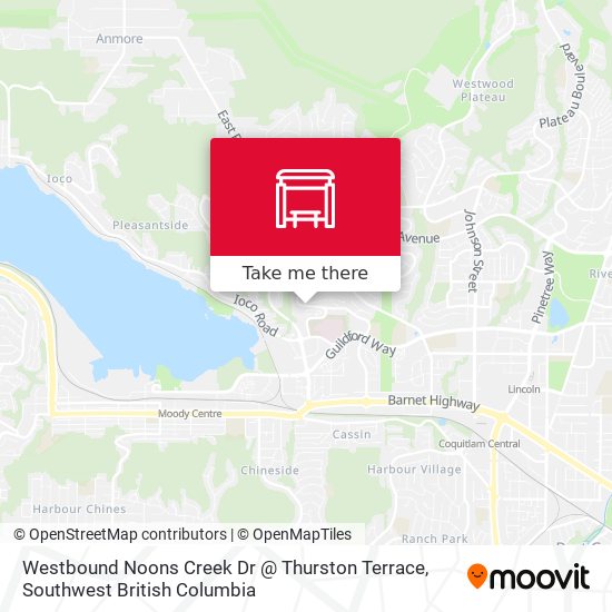 Westbound Noons Creek Dr @ Thurston Terrace map