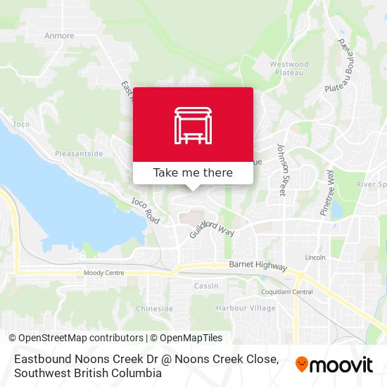 Eastbound Noons Creek Dr @ Noons Creek Close map