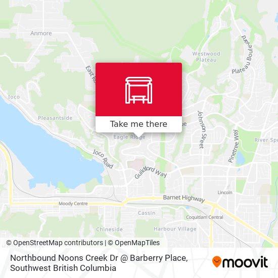 Northbound Noons Creek Dr @ Barberry Place map