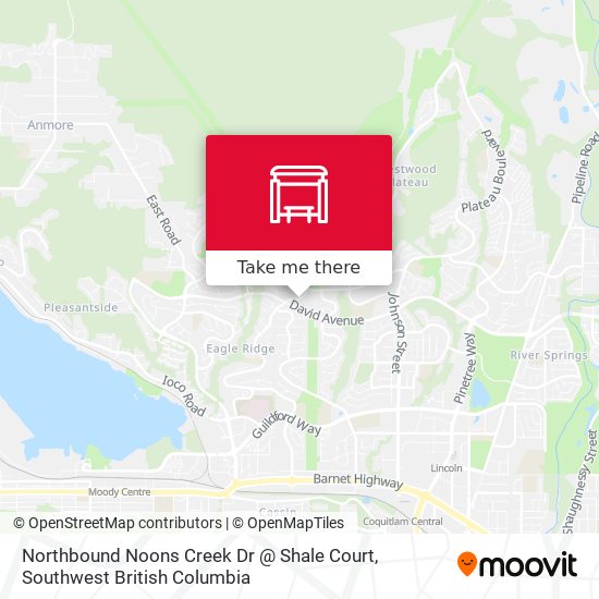 Northbound Noons Creek Dr @ Shale Court map