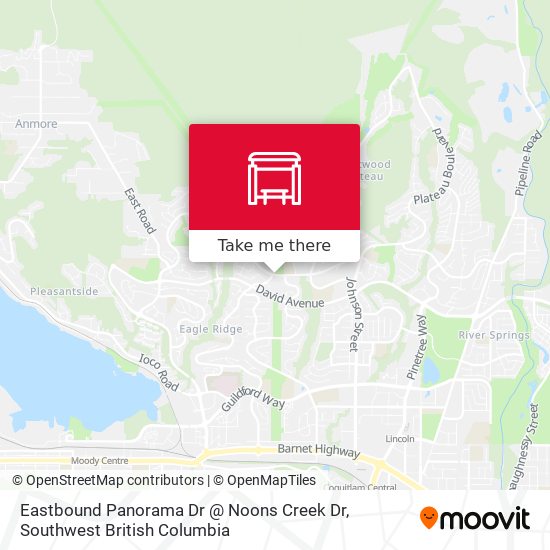 Eastbound Panorama Dr @ Noons Creek Dr map
