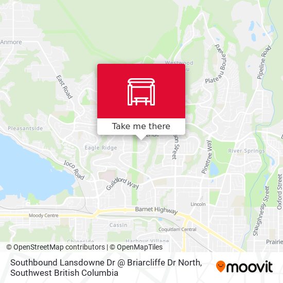 Southbound Lansdowne Dr @ Briarcliffe Dr North map