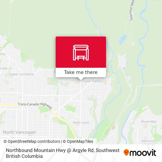 Northbound Mountain Hwy @ Argyle Rd map