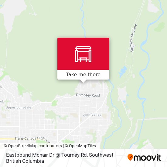 Eastbound Mcnair Dr @ Tourney Rd plan