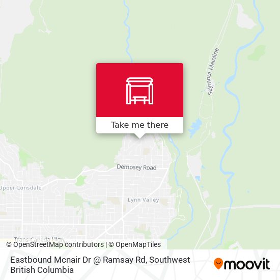 Eastbound Mcnair Dr @ Ramsay Rd plan