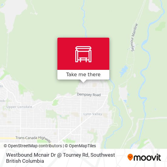 Westbound Mcnair Dr @ Tourney Rd map