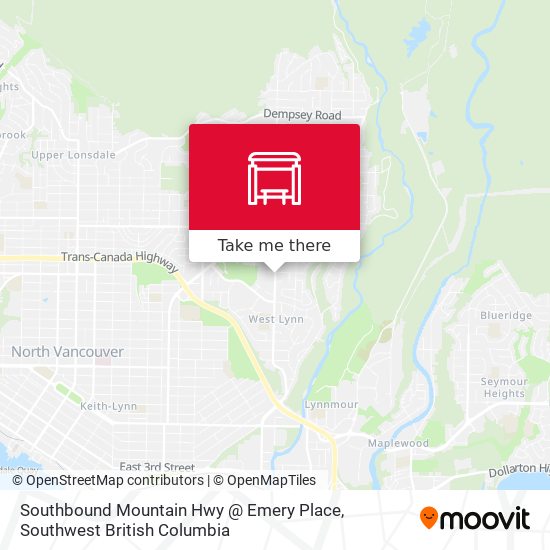 Southbound Mountain Hwy @ Emery Place map