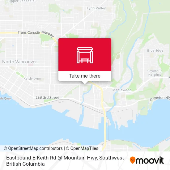 Eastbound E Keith Rd @ Mountain Hwy plan