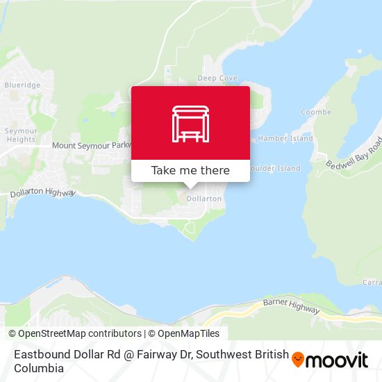 Eastbound Dollar Rd @ Fairway Dr map