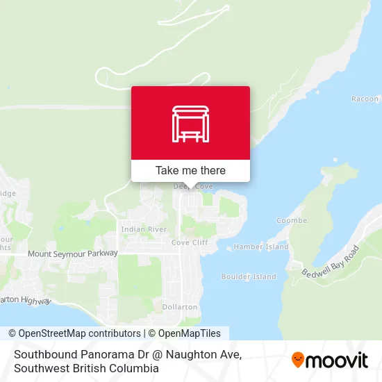 Southbound Panorama Dr @ Naughton Ave map