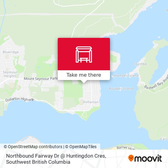Northbound Fairway Dr @ Huntingdon Cres map