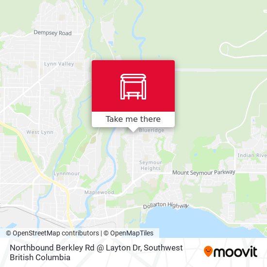Northbound Berkley Rd @ Layton Dr map