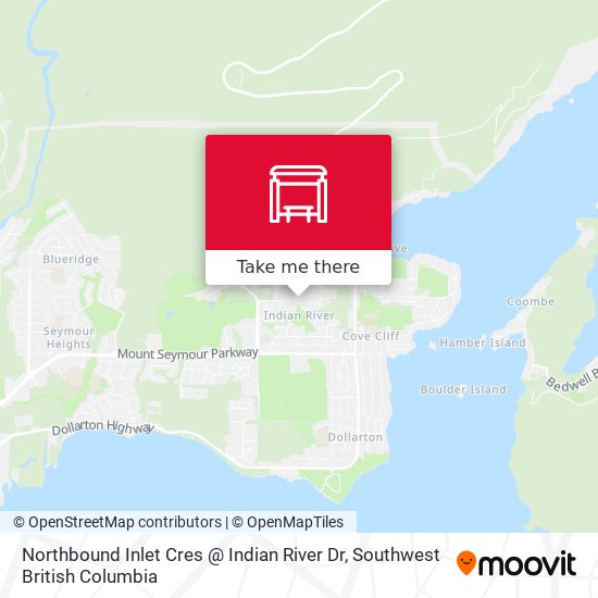 Northbound Inlet Cres @ Indian River Dr map
