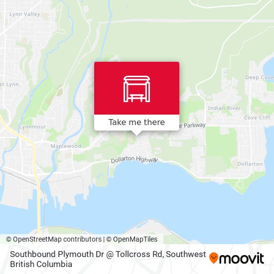 Southbound Plymouth Dr @ Tollcross Rd map