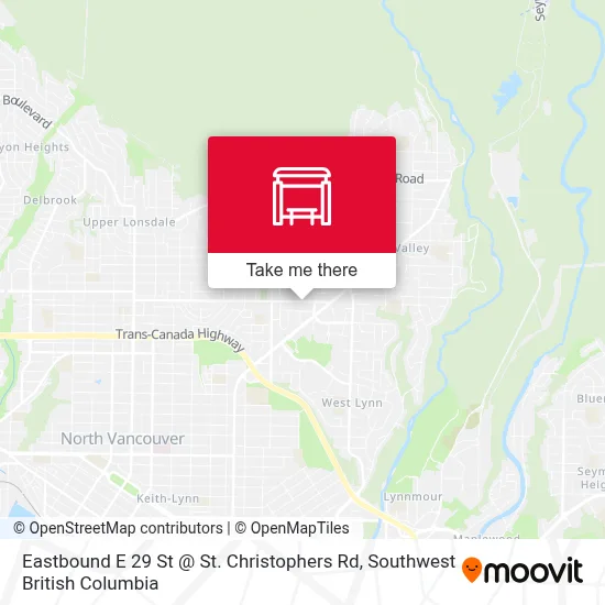 Eastbound E 29 St @ St. Christophers Rd map