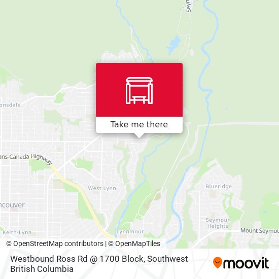 Westbound Ross Rd @ 1700 Block plan