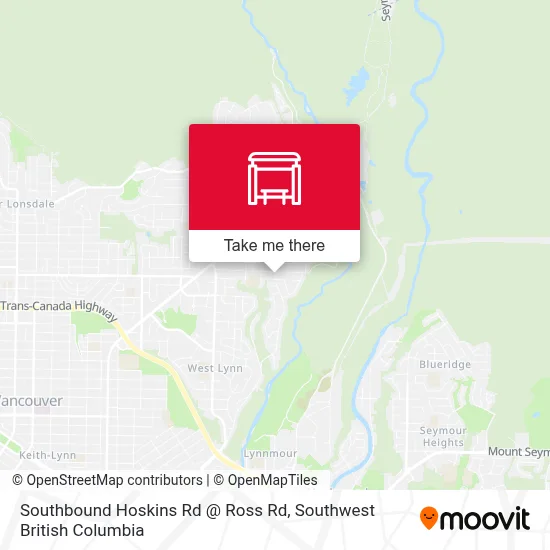 Southbound Hoskins Rd @ Ross Rd map