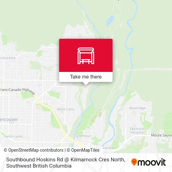 Southbound Hoskins Rd @ Kilmarnock Cres North map